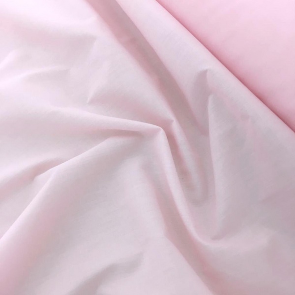 Budget Polycotton by the Roll - BABY PINK